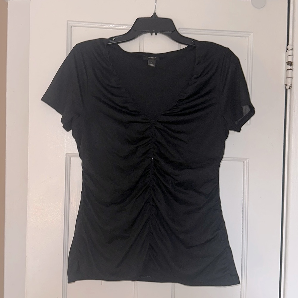 NWOT Halogen Ruched Top